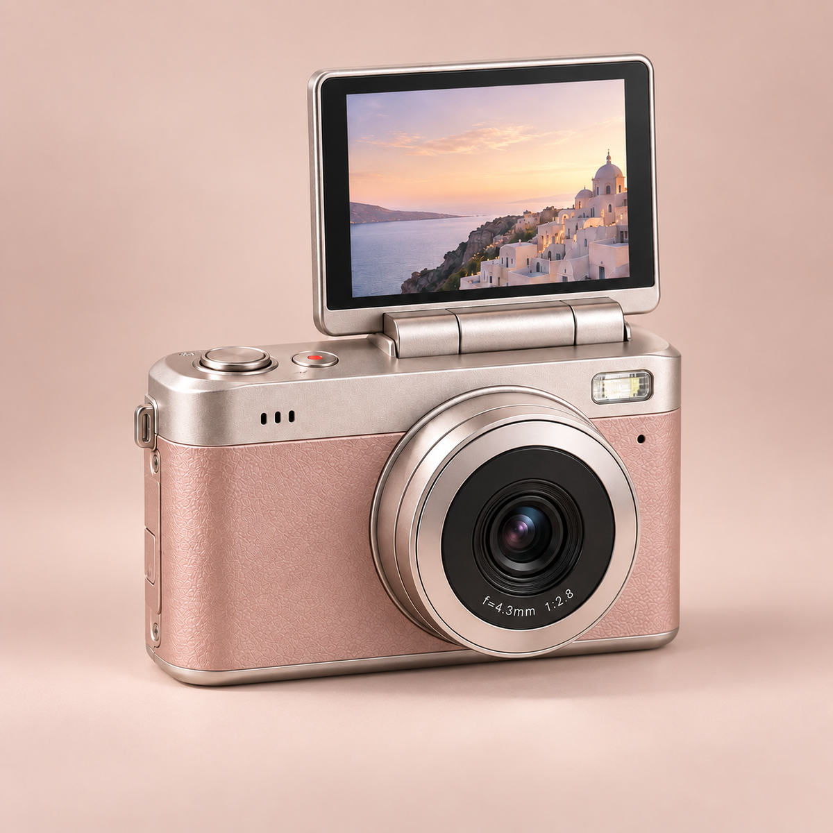 Mini Flip Retro Vlogging Camera – 180° Flip Screen