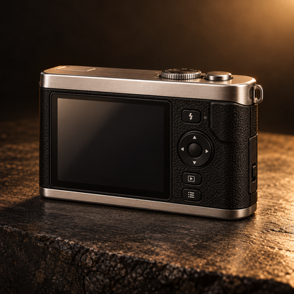 Mini Flash Retro Digital Camera – Built-In Flash Edition