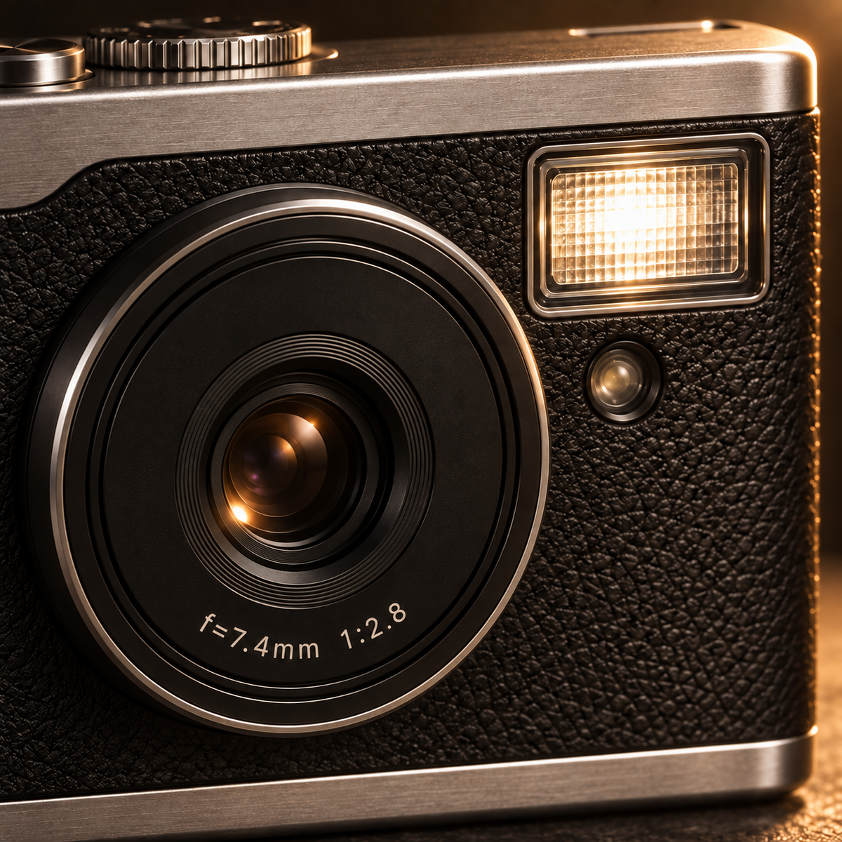 Mini Flash Retro Digital Camera – Built-In Flash Edition