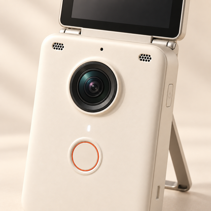 Flip Vlog Creator Camera with Articulating Screen & Microphone