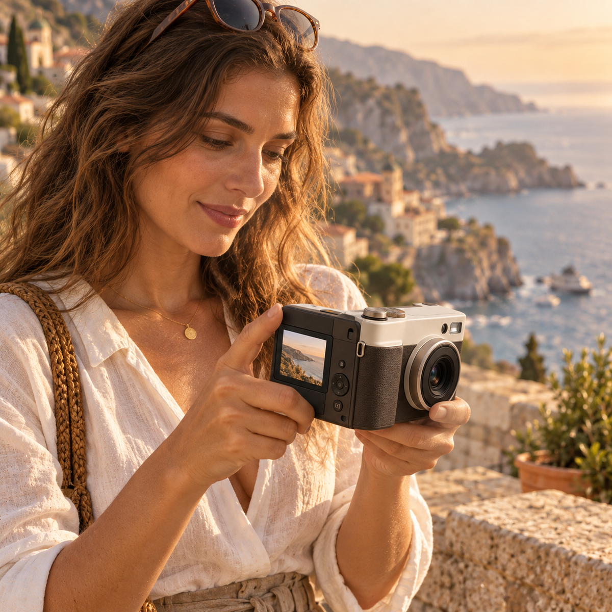 Print Duo Hybrid Instant Camera – Preview & Print Camera